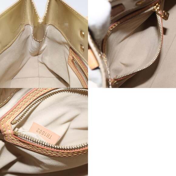 LOUIS VUITTON Monogram Vernis Reade PM Hand Bag Beige M91334 - Picture 12 of 12